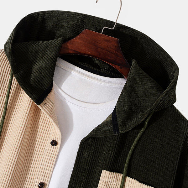 Abrigo Sudadera con Capucha de Manga Larga para Hombre - Estilo Personalidad