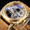 Reloj Automático Mecánico con Diseño Calado