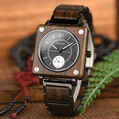 Reloj de Pareja Cuadrado Multifuncional de Cuarzo - Image 11