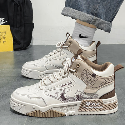 Zapatos Deportivos Casual de Caña Alta para Hombre - Cómodos y Versátiles - Image 3