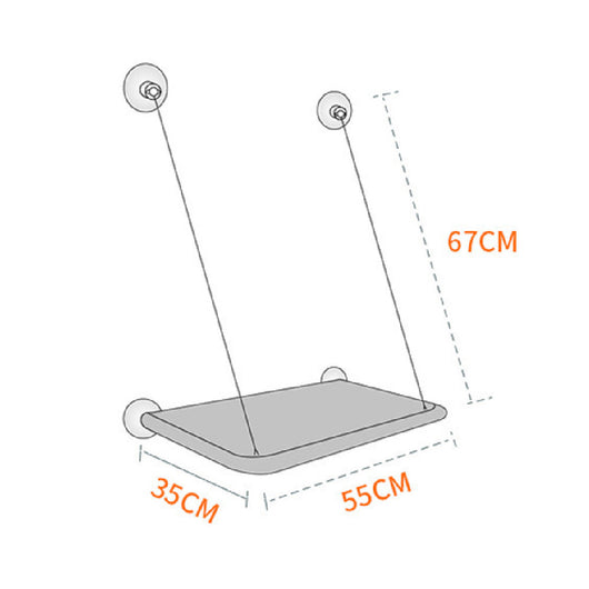 Cama Columpio para Gatos Cuatro Estaciones con Ventosa - Image 14