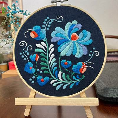 Kit de Costura para Cuadro Tridimensional con Flores Artesanales - Image 12
