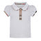 Camisa Infantil de Manga Corta con Cuello Contrastado