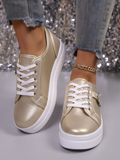 Zapatillas Deportivas de Cuero con Suela Flexible para Mujer - Image 25