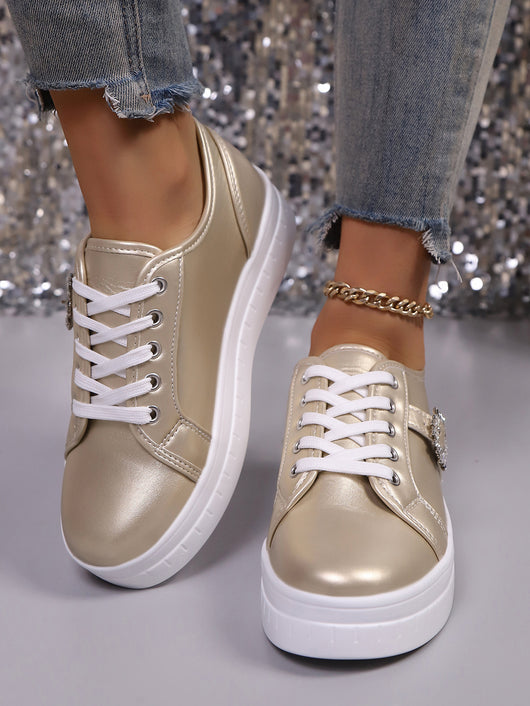 Zapatillas Deportivas de Cuero con Suela Flexible para Mujer - Image 25