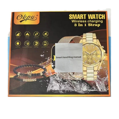 Reloj Inteligente D68 con Monitoreo de Salud y Llamadas Bluetooth