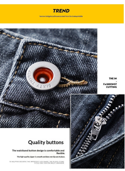 Pantalones Vaqueros Slim Fit Elásticos para Hombre - Colección Primavera - Image 22