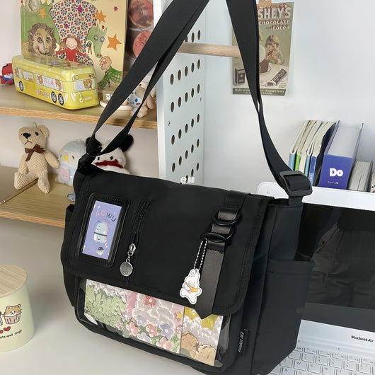 Bolsa Crossbody de Lona Impermeable Ligera Multiuso Casual - Image 7