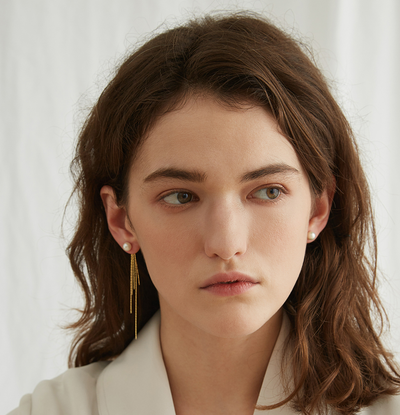 Aretes de Pareja con Borlas - Joyería Elegante para Dos - Image 10