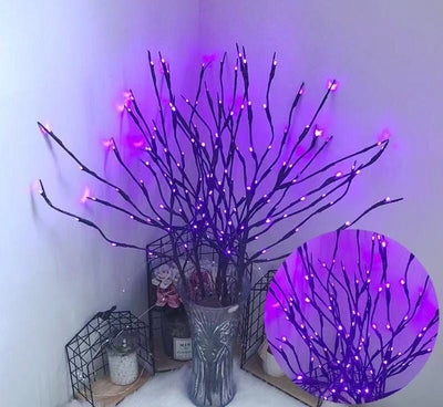 Lámpara Decorativa LED con Rama Simulada para Ambientes - Image 6