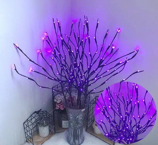 Lámpara Decorativa LED con Rama Simulada para Ambientes - Image 6
