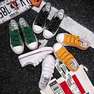 Zapatillas Canvas Combinadas para Mujer - Transpirables y Cómodas