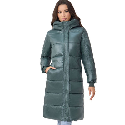 Abrigo Acolchado de Algodón para Mujer - Elegancia y Calidez - Image 5