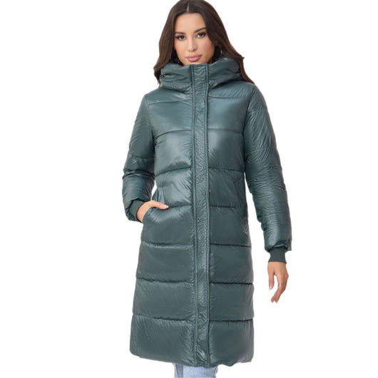 Abrigo Acolchado de Algodón para Mujer - Elegancia y Calidez - Image 5