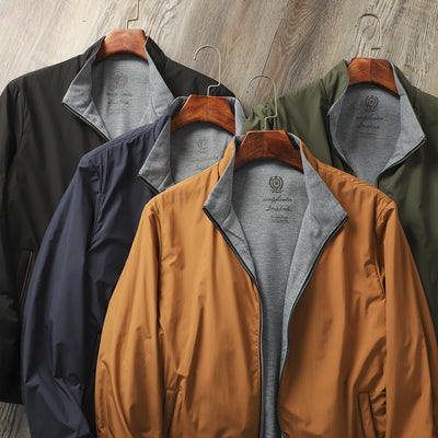 Chaqueta Business Casual Premium para Hombre con Cuello de Pie - Image 17