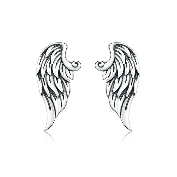 Aretes de Plata 925 con Alas - Diseño Creativo para Mujeres - Image 2