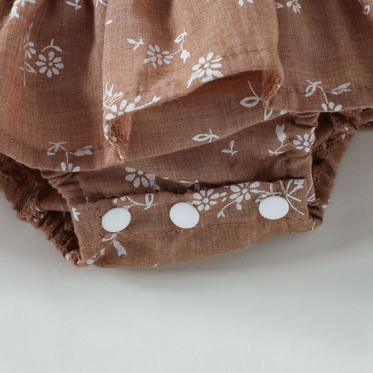 Enterizo Infantil Floral con Hombros Descubiertos para Niñas - Image 22