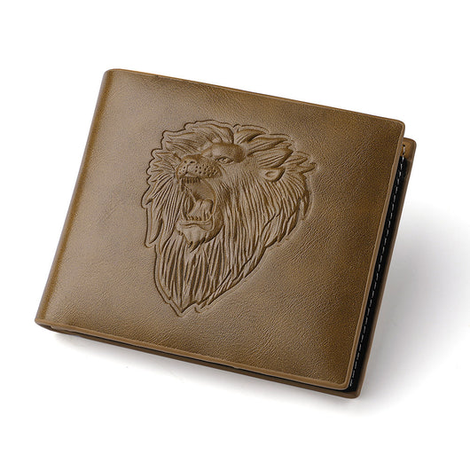 Billetera para Hombre con Patrón de León Grabado - Image 7