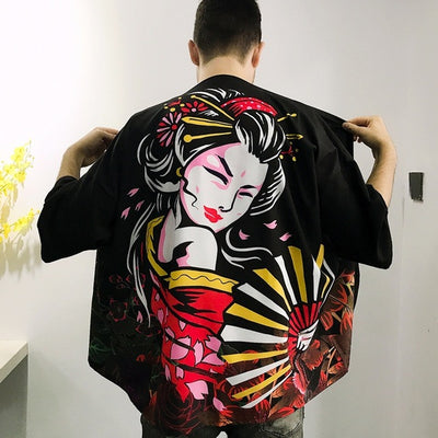 Cardigan Hanfu Estilo Chino con Moneda de Cobre Grulla Blanca Yunxiao - Image 9