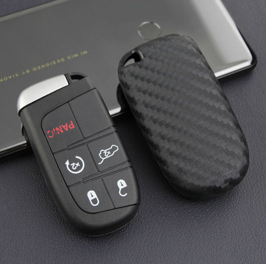 Funda Protectora de Fibra de Carbono para Llaves Dodge, Chrysler y Fiat - Image 2