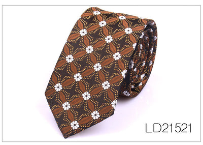 Corbata Casual Moderna con Estampado Floral - Ancho 6cm - Image 22
