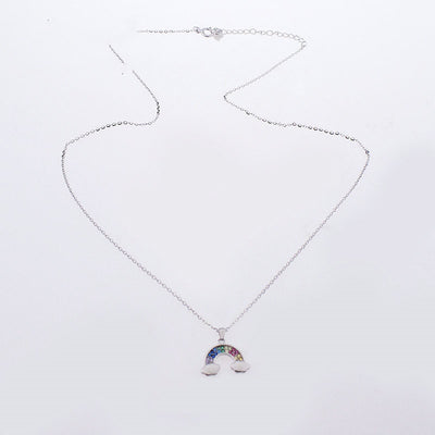 Collar Arcoíris con Nube - Diseño Minimalista para Mujer - Image 5