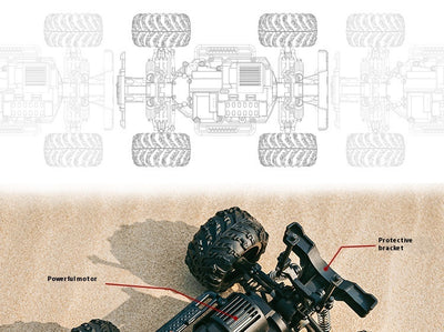 Auto de Carreras Todoterreno con Control Remoto 4x4 de Alta Velocidad - Image 26