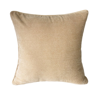 Funda de Almohada Floral Chenille Marrón para Sofá - Image 5