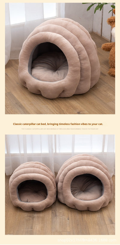 Cama Nido para Gatos Cerrada de Cuatro Estaciones - Image 7