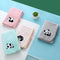 Fundas de Panda Bordado en Terciopelo Coral - Suave y Absorbentes