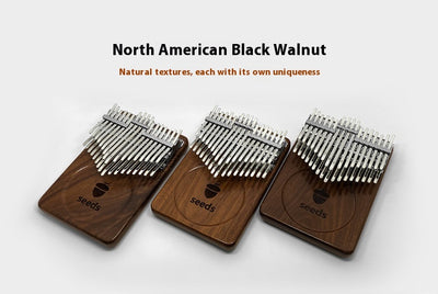 Kalimba de 34 Tonos Doble Capa en Madera de Nogal - Image 10