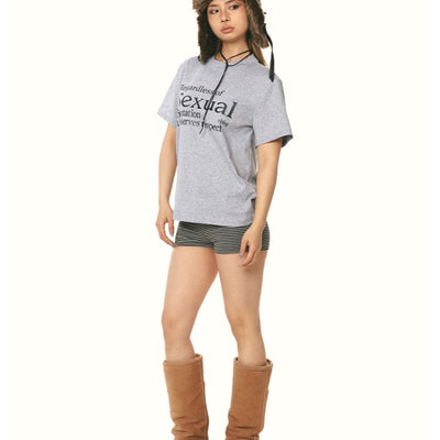 Camiseta Entallada con Estampado de Letras - Image 15