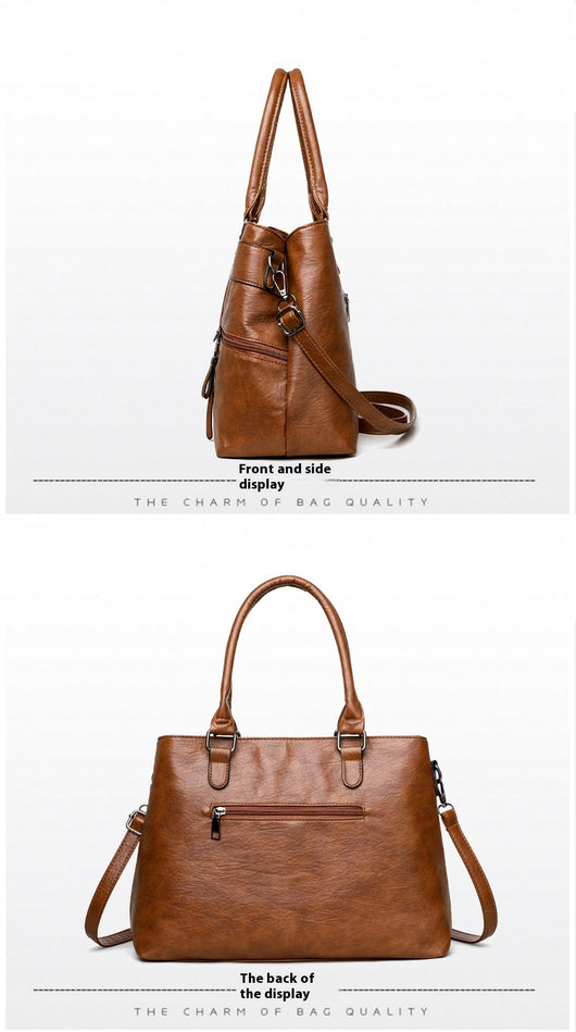 Bolso Mensajero de Cuero Suave - Cartera Ejecutiva para Commuter - Image 22