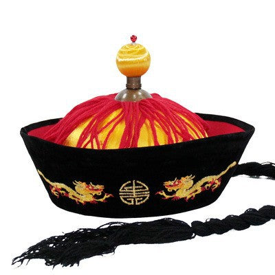 Sombrero Imperial Qianlong para Danza y Presentaciones Escénicas - Image 3
