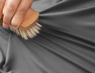 Protector de cama con respaldo de cuero curvo - Image 14