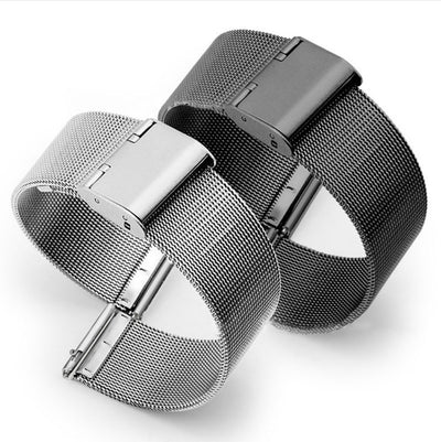 Correa de Reloj Milani Tejida en Acero Inoxidable