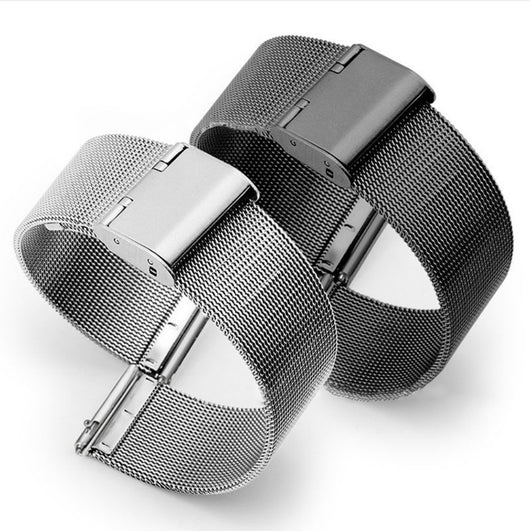 Correa de Reloj Milani Tejida en Acero Inoxidable