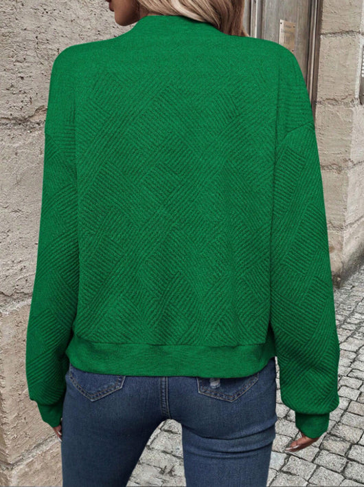 Chaqueta Abrigo de Mujer con Cierre de Color Sólido - Image 38