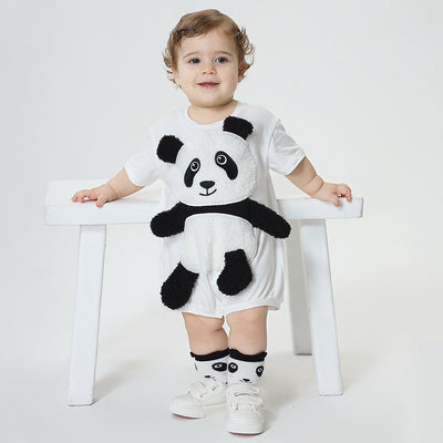 Mono Corto de Ocio con Diseño 3D de Panda - Image 3