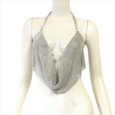 Cadena Sensual de Diamantes Completos para el Cuello - Estilo American Hot - Image 2