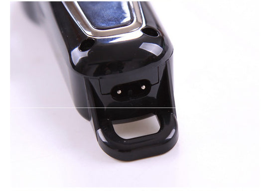 Black and silver hair clipper with an LCD display showing '100' and 'TURBO', featuring a power button and textured blade. - Image 12