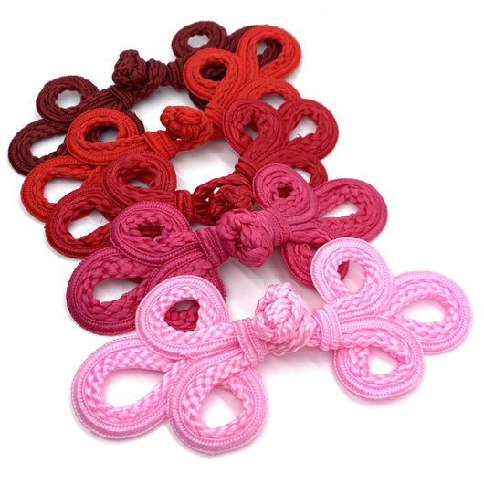 Accesorios Tejidos a Mano Estilo Chino con Motivo de Tres Hojas 19A - Image 23