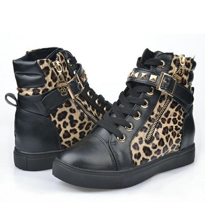 Zapatillas Altas de Lona para Mujer - Cómodas y Versátiles - Image 13