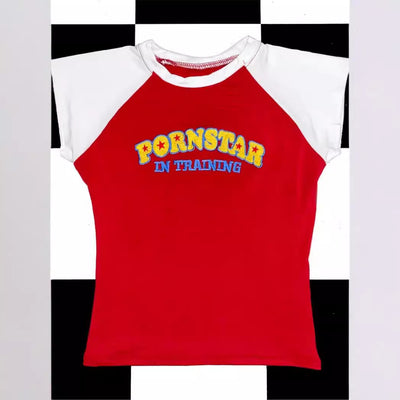 Blusa Ajustada con Letras en Contraste - Estilo Hot Girl - Image 3