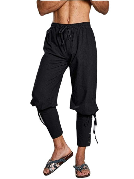 Pantalones Deportivos Hip-hop de Algodón y Lino Transpirables - Image 5