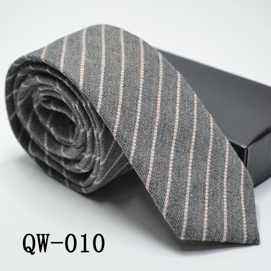 Corbata Angosta de Lana Elegante para Hombre - Image 12