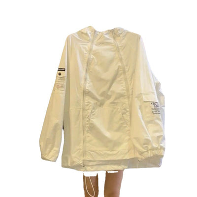 Chaqueta Protección Solar Estilo Japonés Mujer - Cortavientos Casual Ultraligero - Image 8