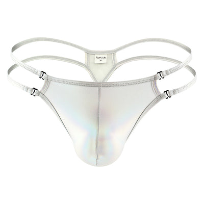 Bóxer Tipo Tanga para Hombre en Seda Helada con Tirantes de Cintura Baja - Image 9