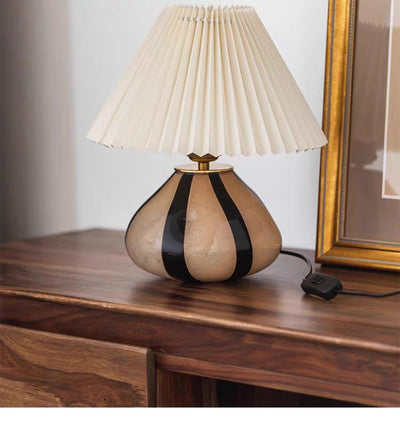 Lámpara de Mesa Nórdica con Atenuador de Luz Cerámica - Image 9