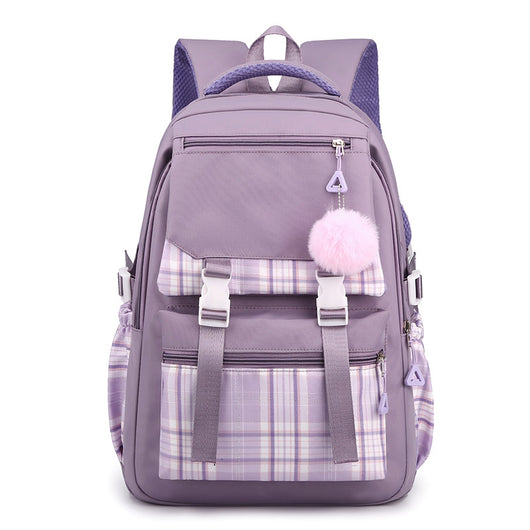 Mochila para Computadora Multicapa de Diseño Minimalista para Mujer - Image 5